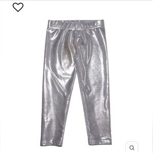 Dori Creations Silver Metallic Leggings 6X